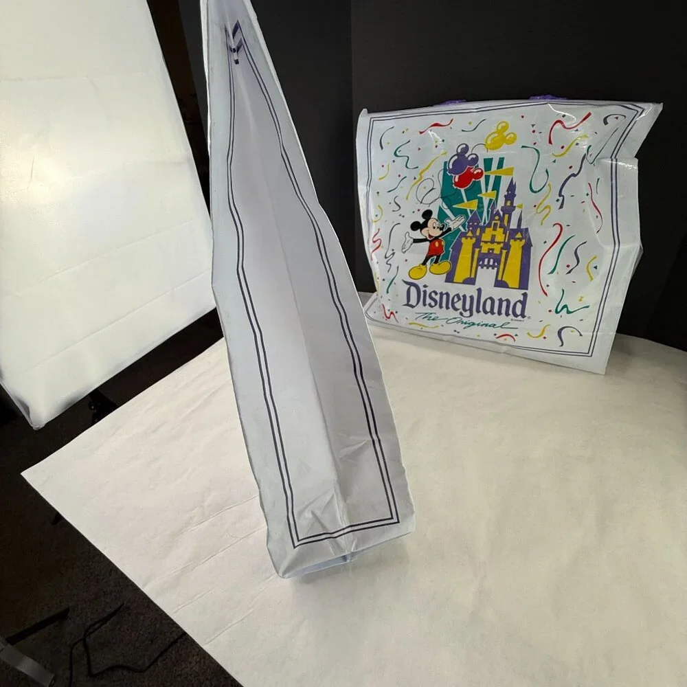 Vintage Disneyland The Original Mickey Mouse Souvenir Shopping Bag Lot of 2 - Picture 6 of 16